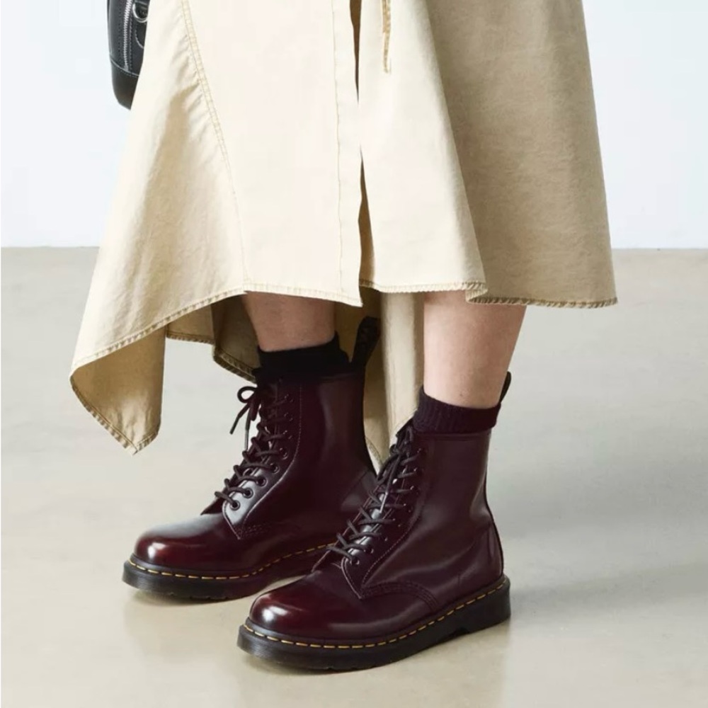 Dr.Martens 1460 Cherry Red Arcadia Leather Boots